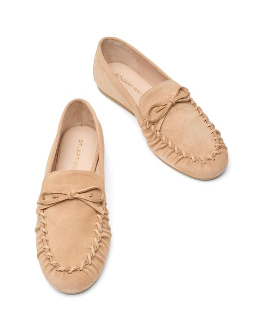 Stuart Weitzman Natural Loafers