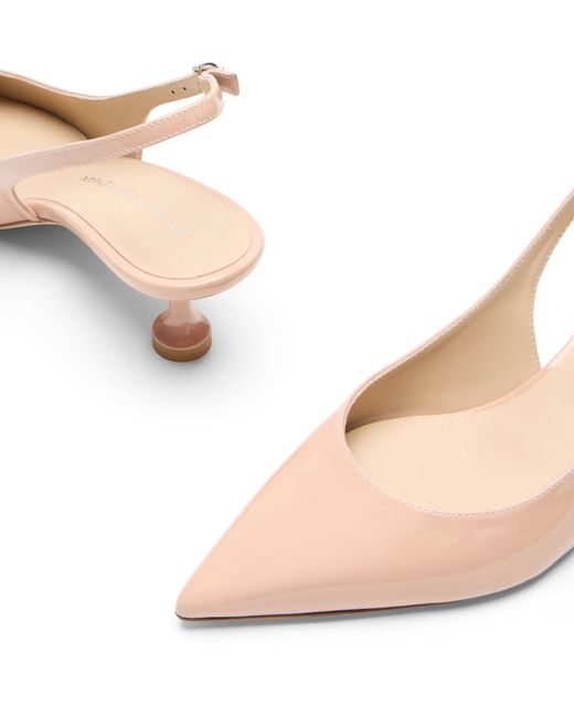 Stuart Weitzman Pink Stuartini Slingback 50