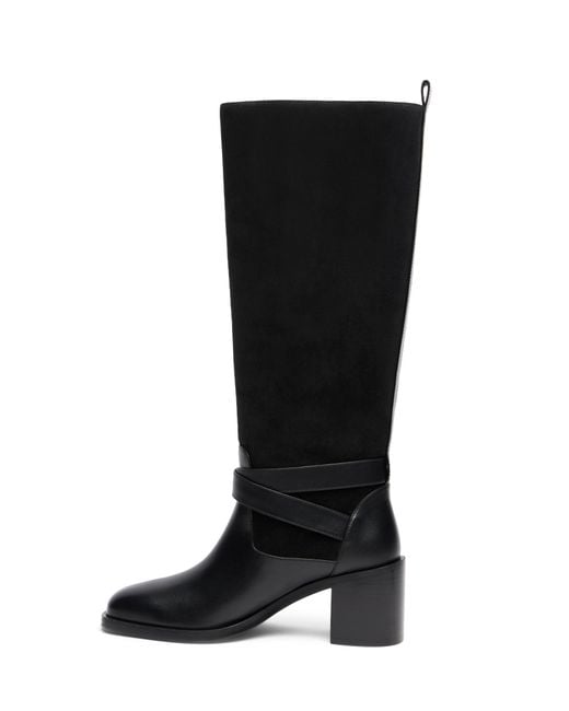 Stuart Weitzman Black Benni Riding Boot 55