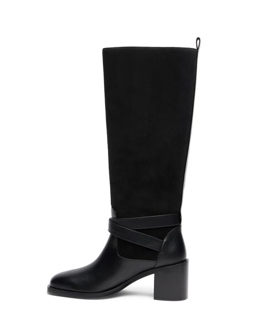 Stuart Weitzman Black Benni Riding Boot 55