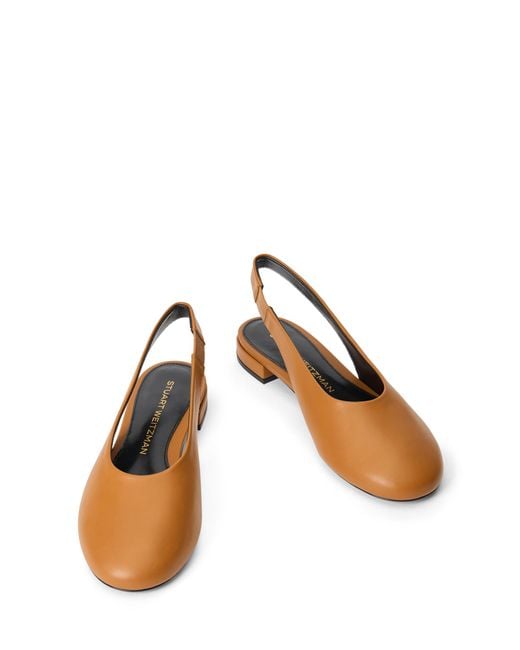 Stuart Weitzman Brown Lenny Slingback