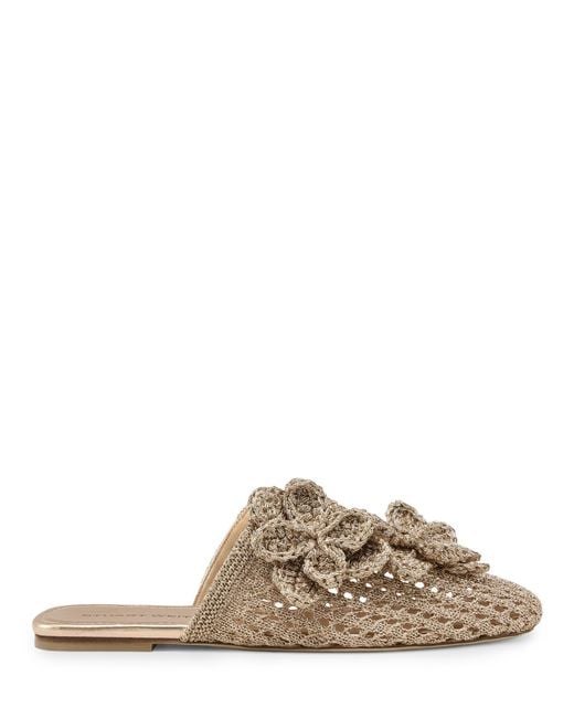 Stuart Weitzman Natural Lotus Mule