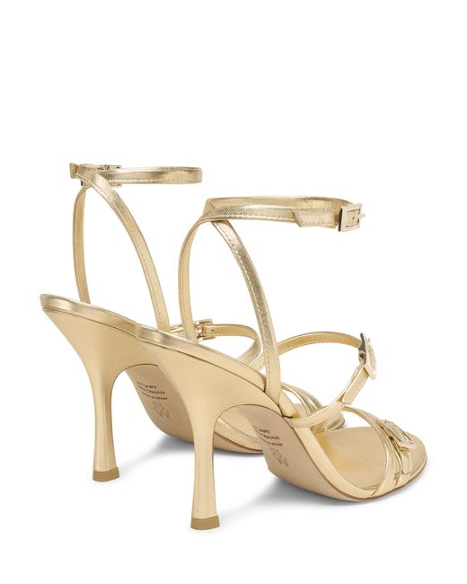 Stuart Weitzman Metallic Georgie 100