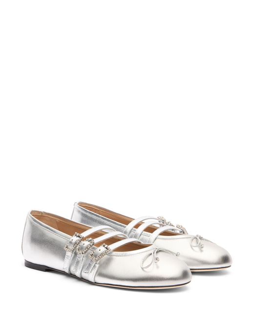 Stuart Weitzman White Celeste Mj Ballet