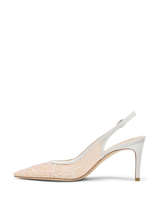 Stuart Weitzman Natural Stuart Power Slingback 75