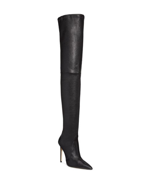 Stuart Weitzman Black Ultrastuart 110 Stretch Boot