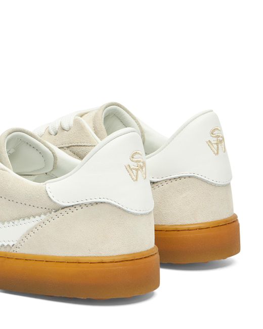 Stuart Weitzman White Sw Runaround Sneaker