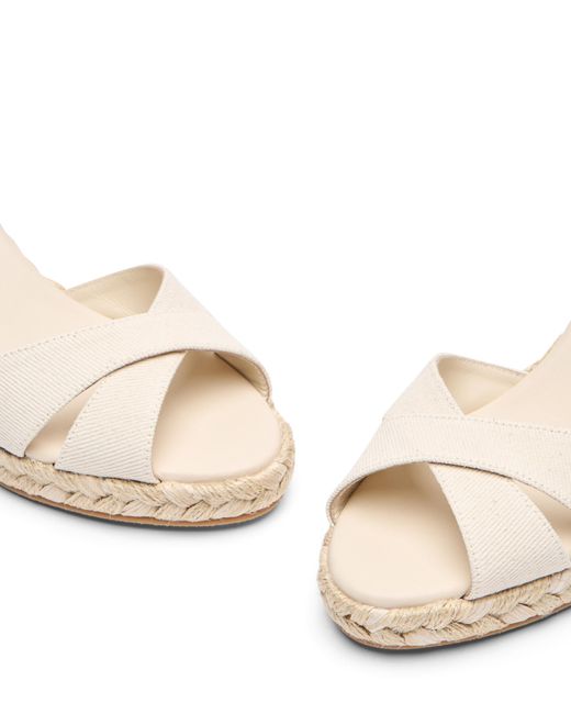Stuart Weitzman Natural Mirela Ii Espadrille Wedge