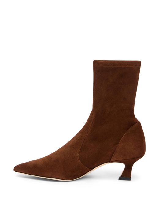 Stuart Weitzman Brown Vinnie Bootie 50