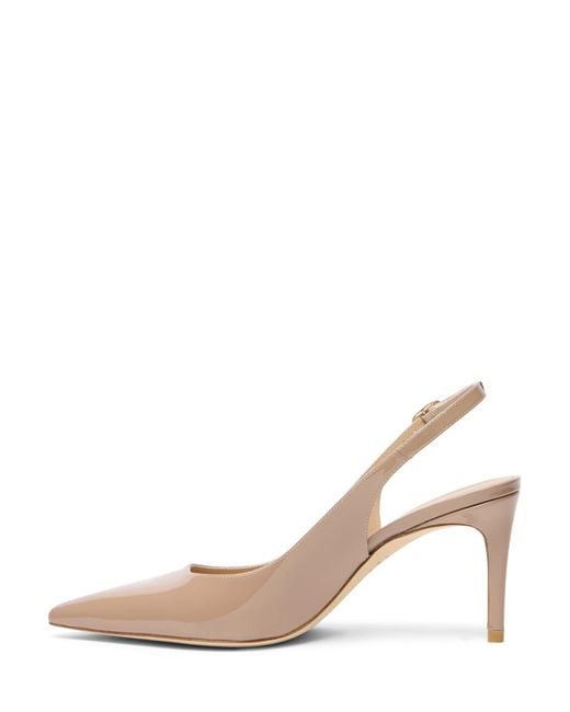 Stuart Weitzman Natural Stuart Power Slingback 75