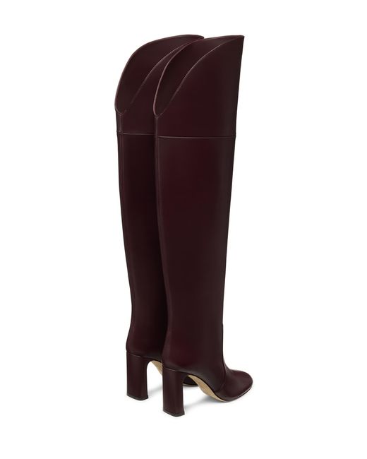 Stuart Weitzman Purple Babette Over-The-Knee Tubo 85