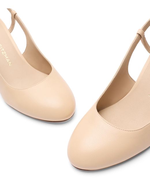 Stuart Weitzman Natural Babette Slingback 60