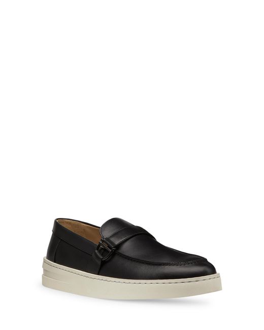 Stuart Weitzman Black Hamptons Buckle Loafer for men