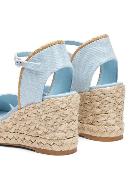 Mirela Ii Espadrille Wedge Stuart Weitzman en coloris Blue