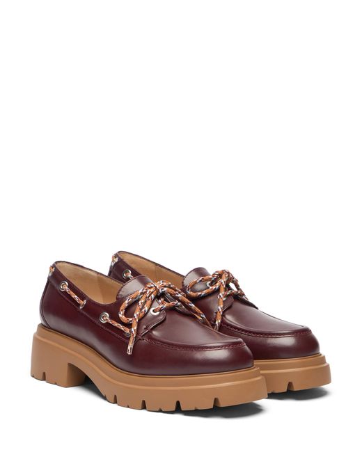 Stuart Weitzman Brown Hudson Moccasin