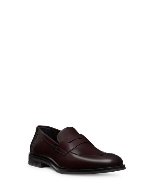 Stuart Weitzman Brown Sw Club Classic Penny Loafer for men