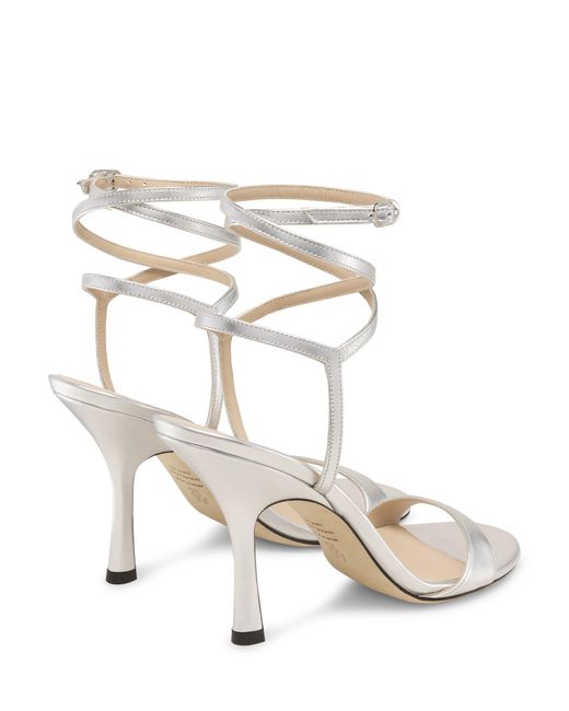 Stuart Weitzman White Nudist Wrap 100