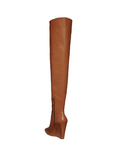 Stuart Weitzman Brown Saloon 100 Wedge Boot
