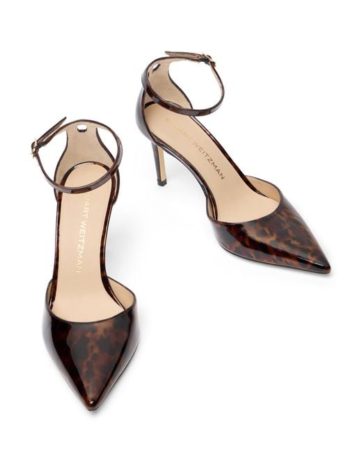 Stuart Weitzman Brown Stuart Power Strap 85