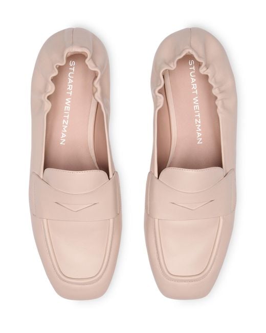 Stuart Weitzman Natural Bryant Loafer