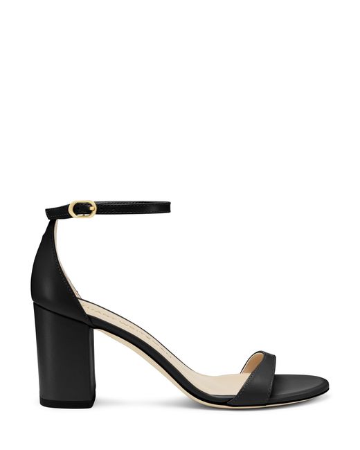 Stuart Weitzman Black Nudist Block 75