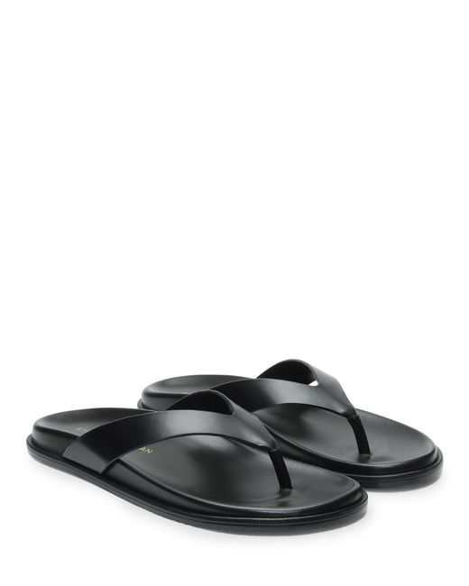 Stuart Weitzman Black Marykate Thong Sandal
