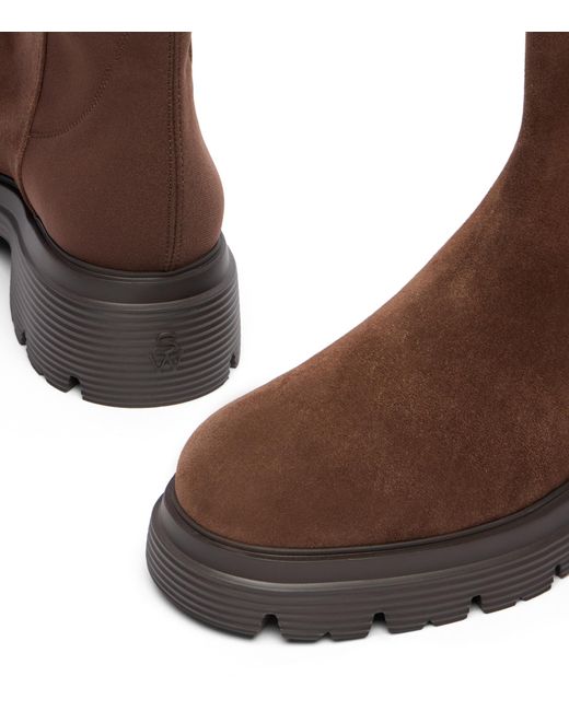 Stuart Weitzman Brown 5050 Hudson Lite Bootie