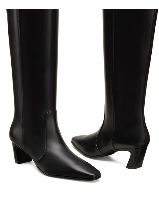 Stuart Weitzman Black Stassi Boot 50