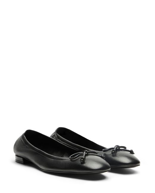 Stuart Weitzman Black Bria Ballet Flat