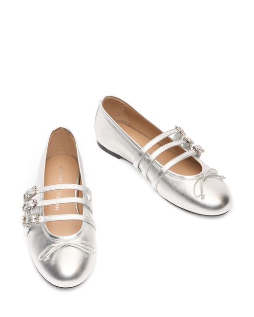 Stuart Weitzman White Celeste Mj Ballet