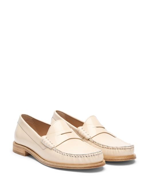 Stuart Weitzman Natural Lottie Loafer