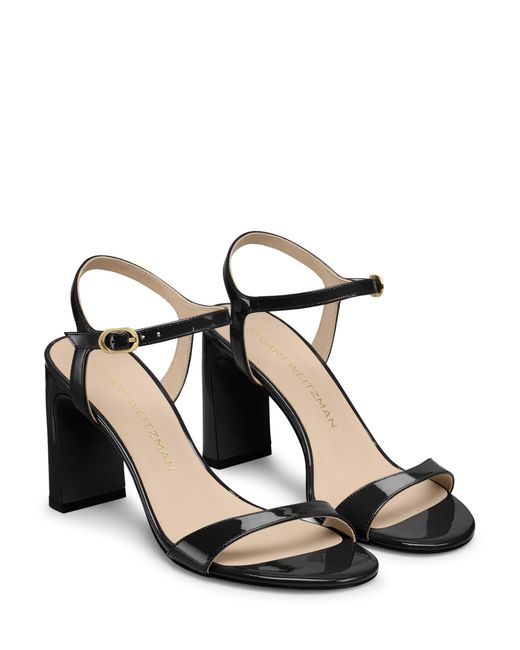 Stuart Weitzman Black Babette 85