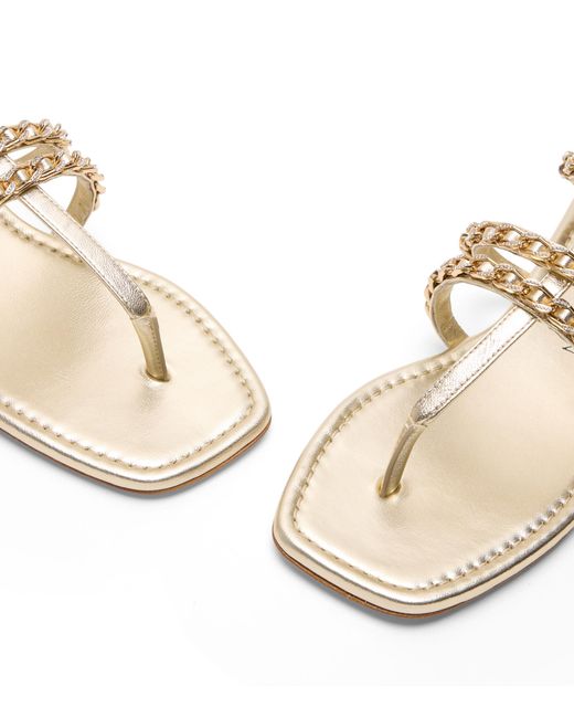 Stuart Weitzman Natural Soluxe Crystal Sandal