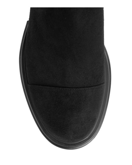 Stuart Weitzman Black Chic Mini Heel Booties For