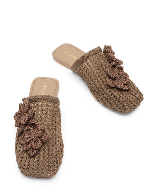 Stuart Weitzman Brown Lotus Mule