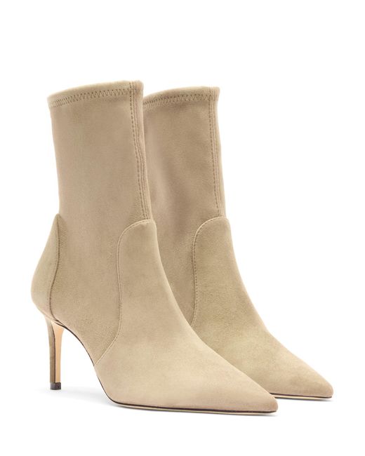 Stuart Weitzman Natural Stuart Power Bootie 75