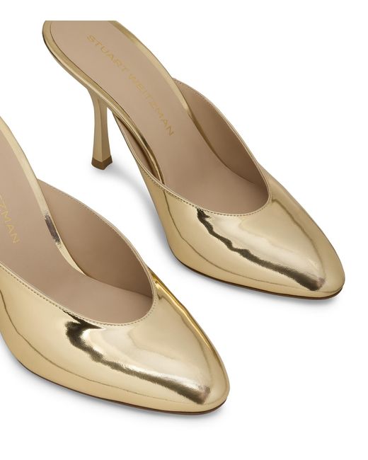 Stuart Weitzman Natural Madison Mule 85