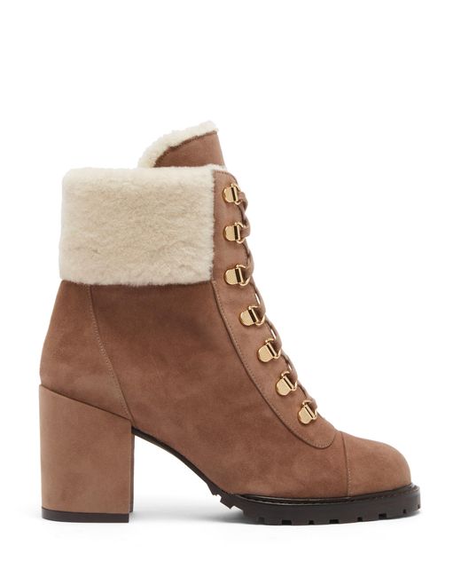 Stuart Weitzman Brown Kolbie Ii Block Chill Bootie