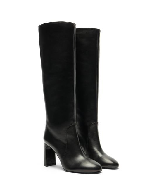 Stuart Weitzman Black Babette Tubo Boot 85