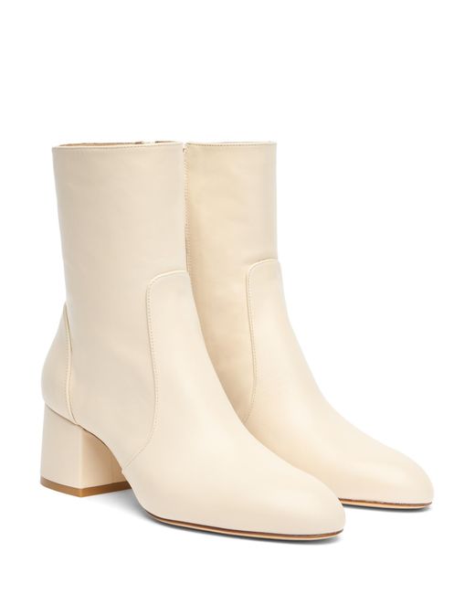 Stuart Weitzman White Essentialist Zip 60
