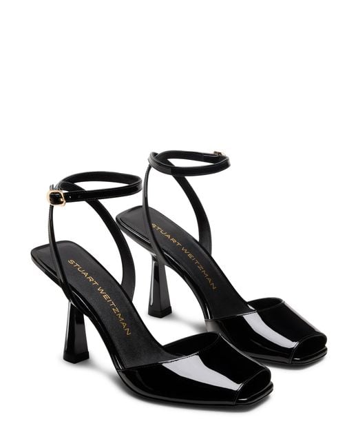 Stuart Weitzman Black Val Sandal 85
