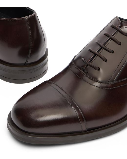 Stuart Weitzman Brown Sw Club Classic Oxford for men