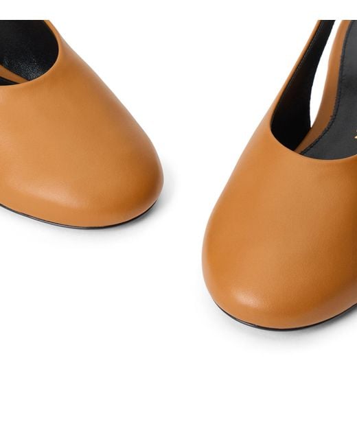 Stuart Weitzman Brown Lenny Slingback