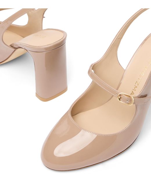 Stuart Weitzman Pink Babette Mary Jane Slingback 85