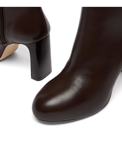 Stuart Weitzman Brown Babette Platform Zip Bootie