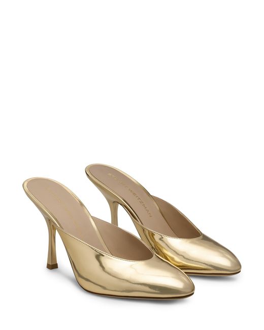 Stuart Weitzman Natural Madison Mule 85