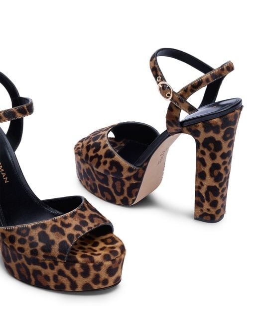Stuart Weitzman Brown Reade Platform Sandal