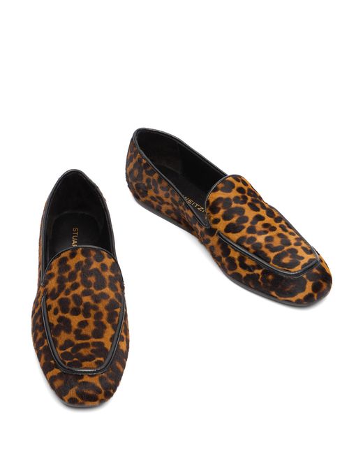 Stuart Weitzman Brown Lee Loafer