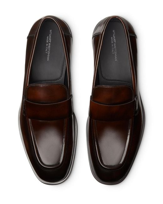Stuart Weitzman Brown Sw Club Classic Moc for men