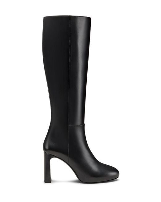 Stuart Weitzman Black Babette Platform Zip Boot